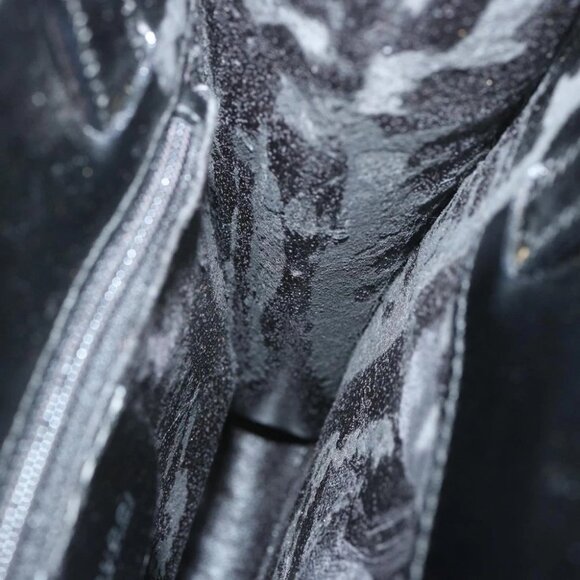 GUCCI Hand Bag Leather Black Auth 68145 - Picture 11 of 15